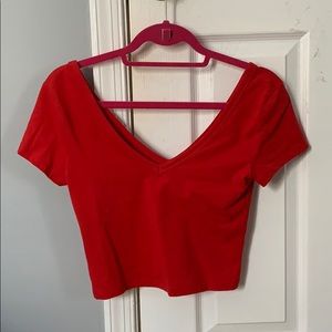 PacSun Red Crop Top